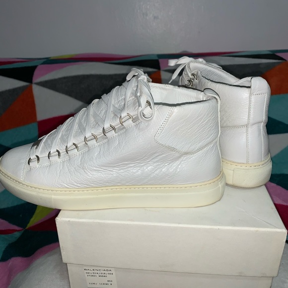 Balenciaga Arena White Sneakers - Picture 3 of 5